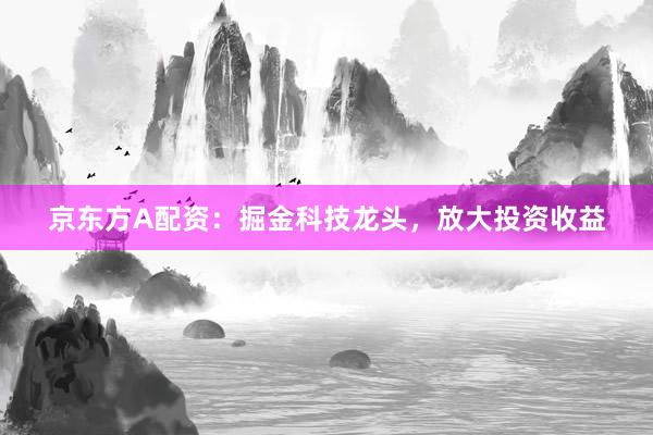 京东方A配资：掘金科技龙头，放大投资收益